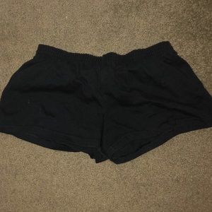 Black cotton sleep shorts!